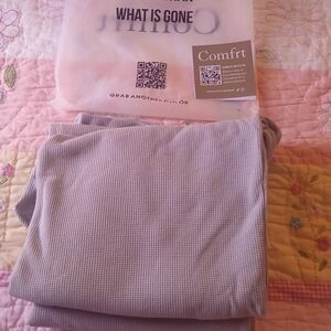 Comfort Brand Waffle Sweat Suit Gray Xl